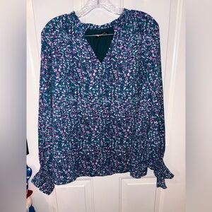 Elegant Floral Women's Blouse